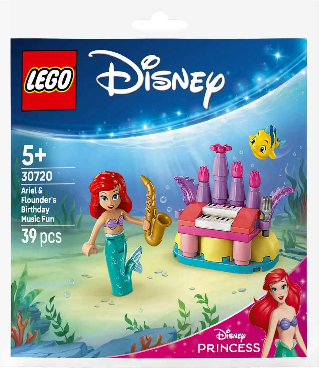 LEGO Disney Princess 30720 Verjaardagsmuziek Ariel Botje