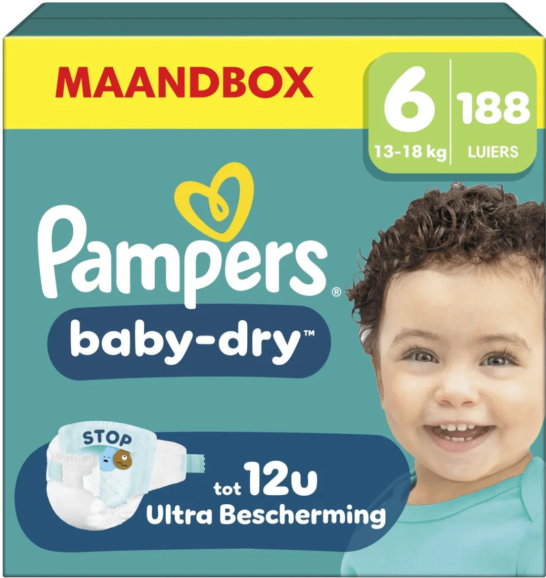 Pampers Baby-Dry Maat 6 Luiers