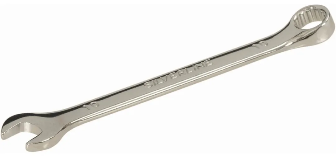 Silverline Steekringsleutel 25mm - Gehard Staal - Hoogglans Chroom - afbeelding 6 van 6