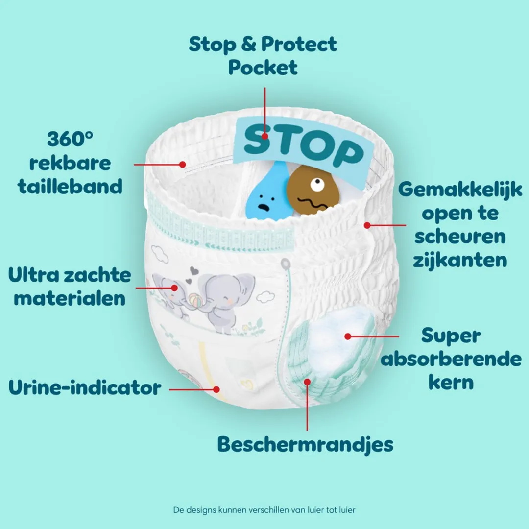 Pampers Premium Protection Pants Maat 7 - 136 Stuks