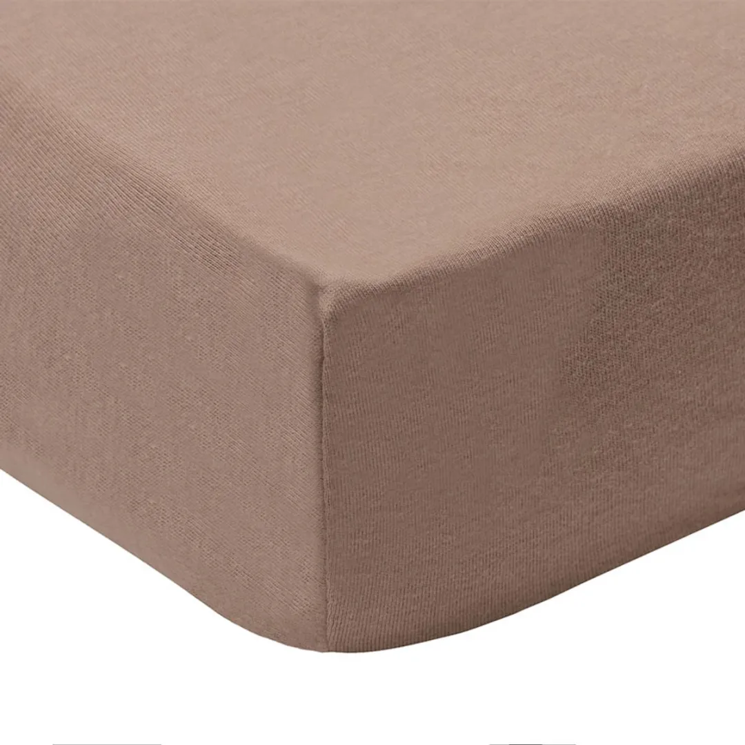 Jollein Hoeslaken Ledikant Jersey 60x120cm Milky Coffee