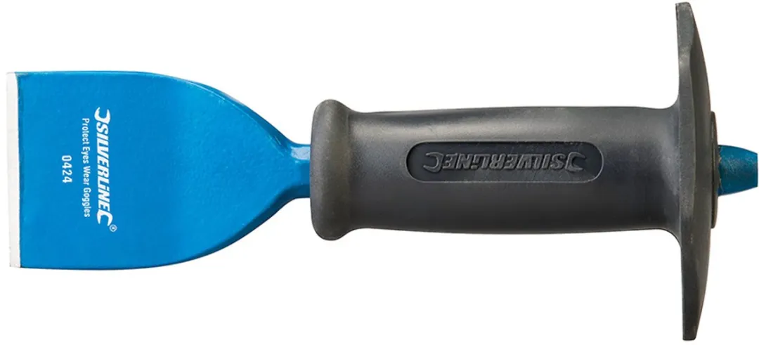 Silverline Voegbeitel met handbescherming 57x220mm - gehard staal