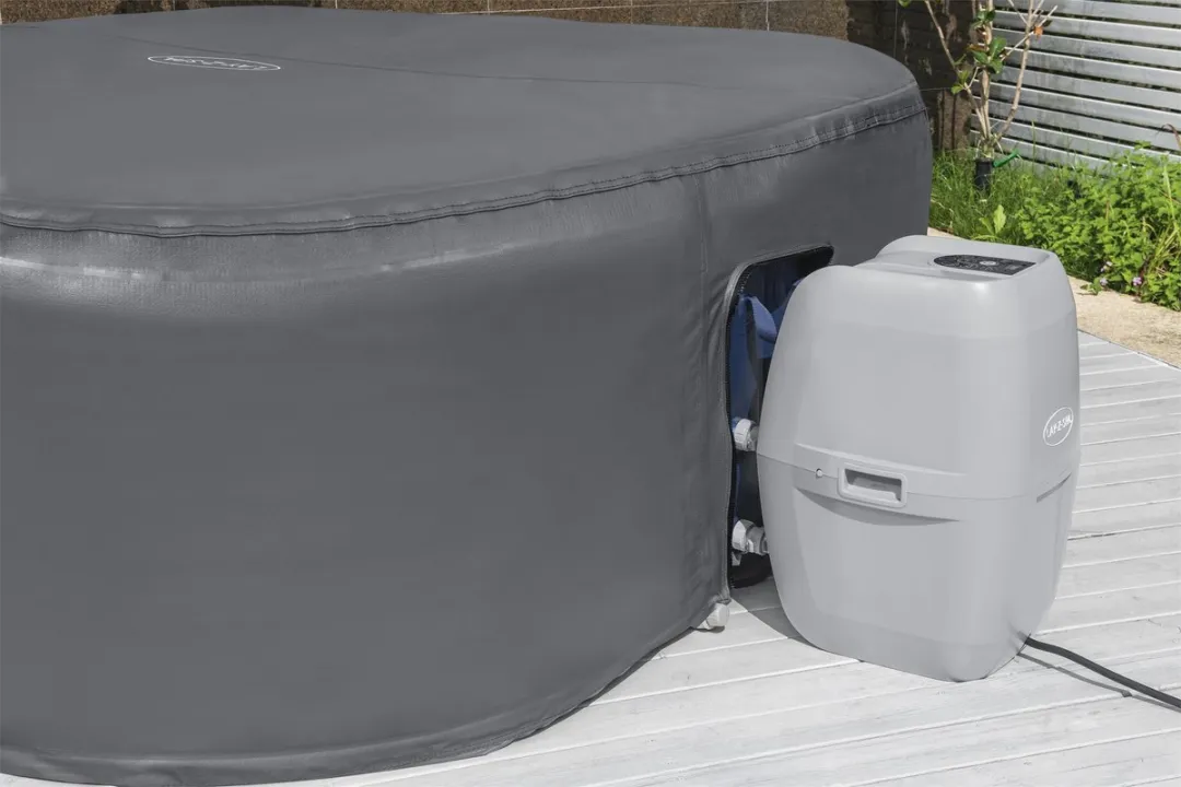 Thermische afdekking voor vierkante spa's 1,80 m x 1,80 m x 71 cm, compatibel met geïntegreerde pompen en externe pompen