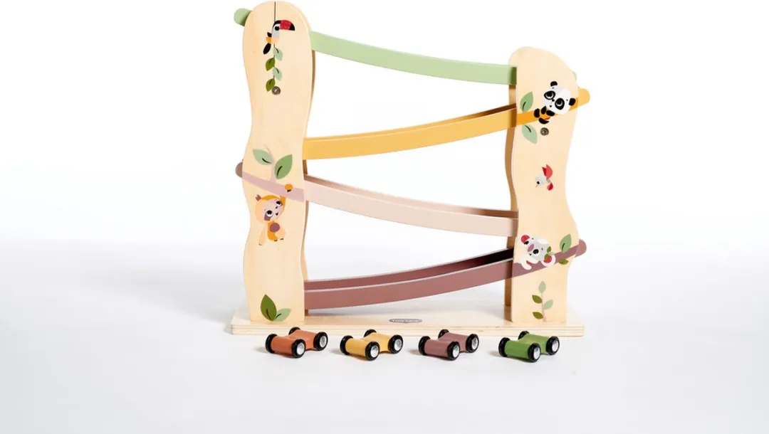 Tiny Love Wooden Race Ramp Car Boho Chic