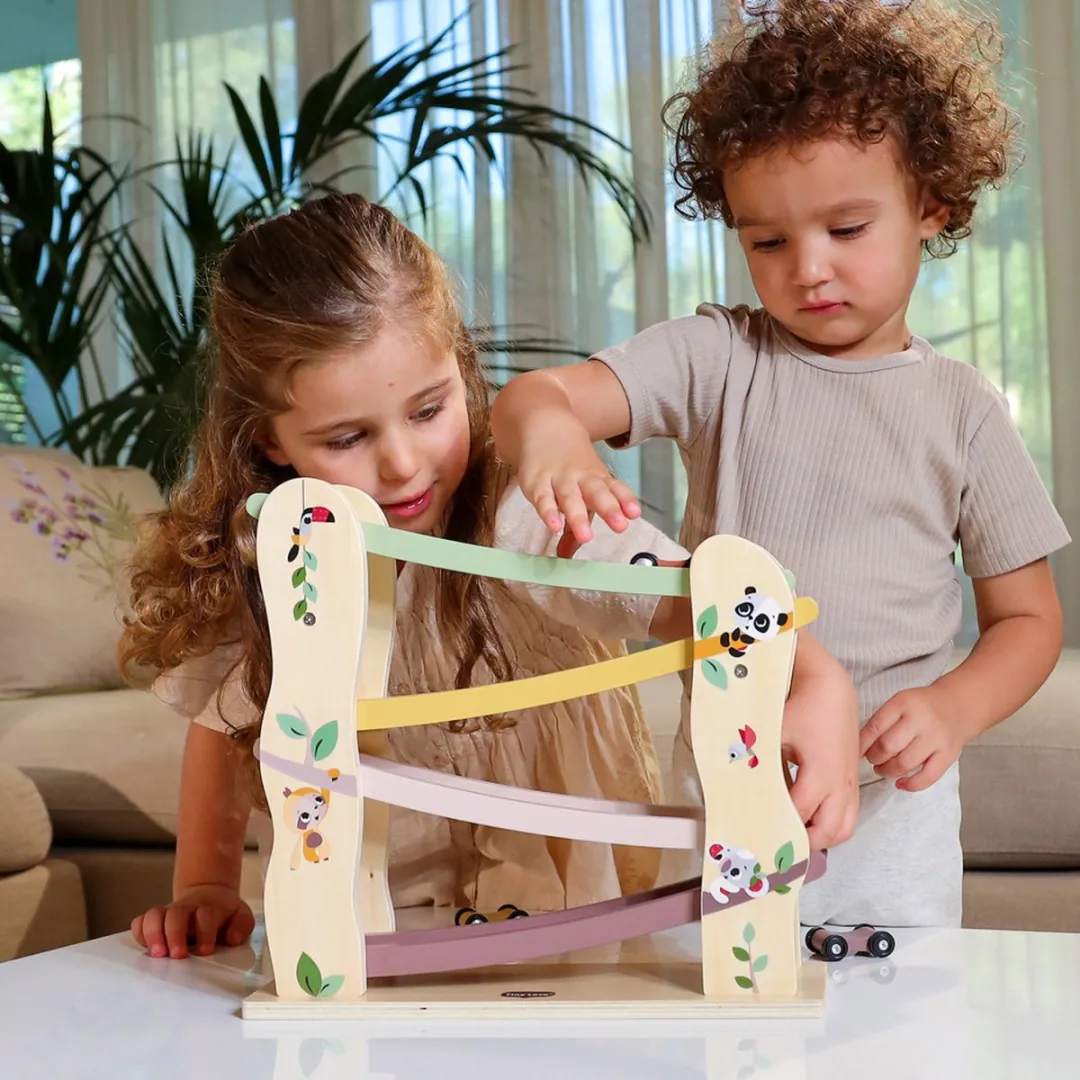 Tiny Love Wooden Race Ramp Car Boho Chic