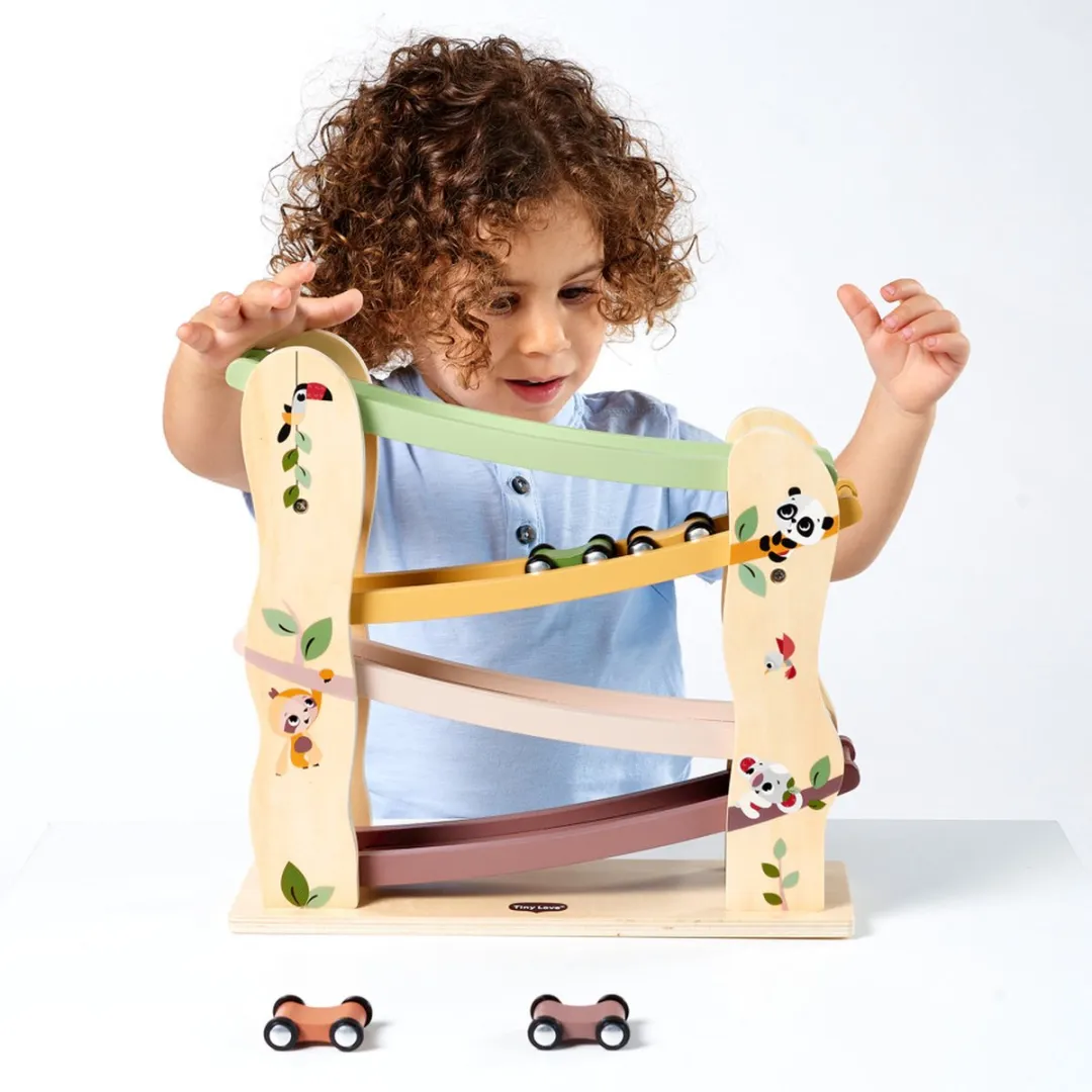Tiny Love Wooden Race Ramp Car Boho Chic