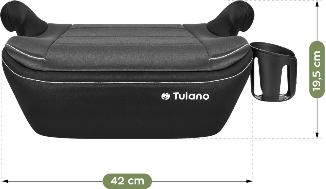 Tulano Cabby 30 Autostoel Grijs - met bekerhouder