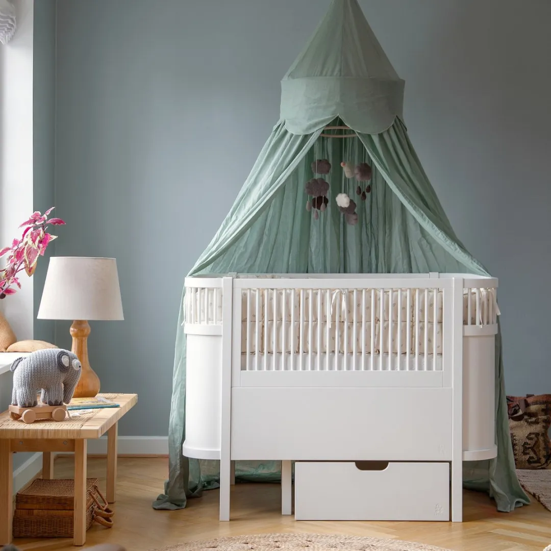 Sebra Hemeltje Ledikant Canopy Dusty Green