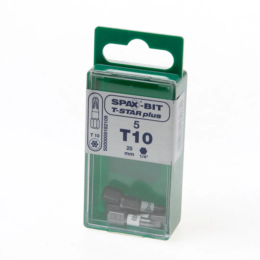 Spax T-Star Schroefbits T10 RVS - 5 Stuks