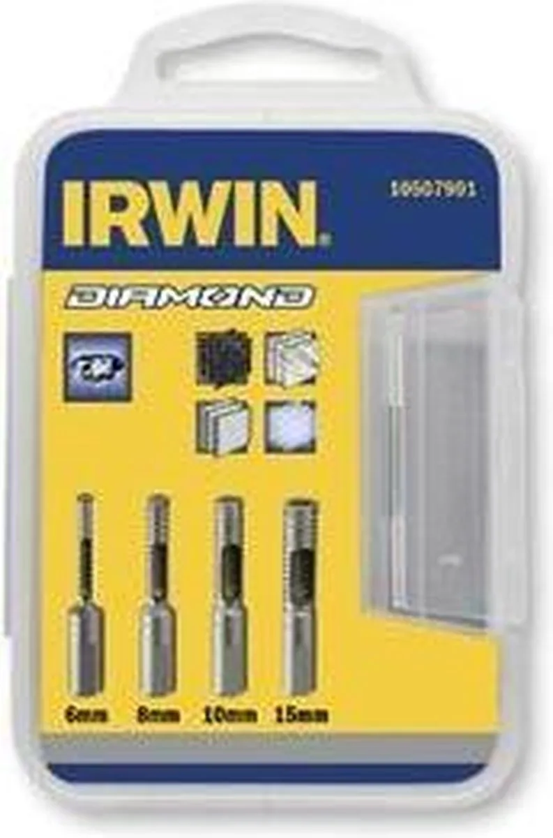 Irwin Diamantborenset 4-delig