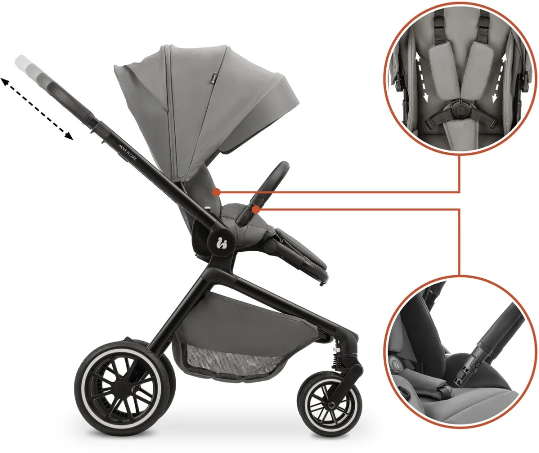 Hauck Move N Care Kinderwagen - Dark Grey