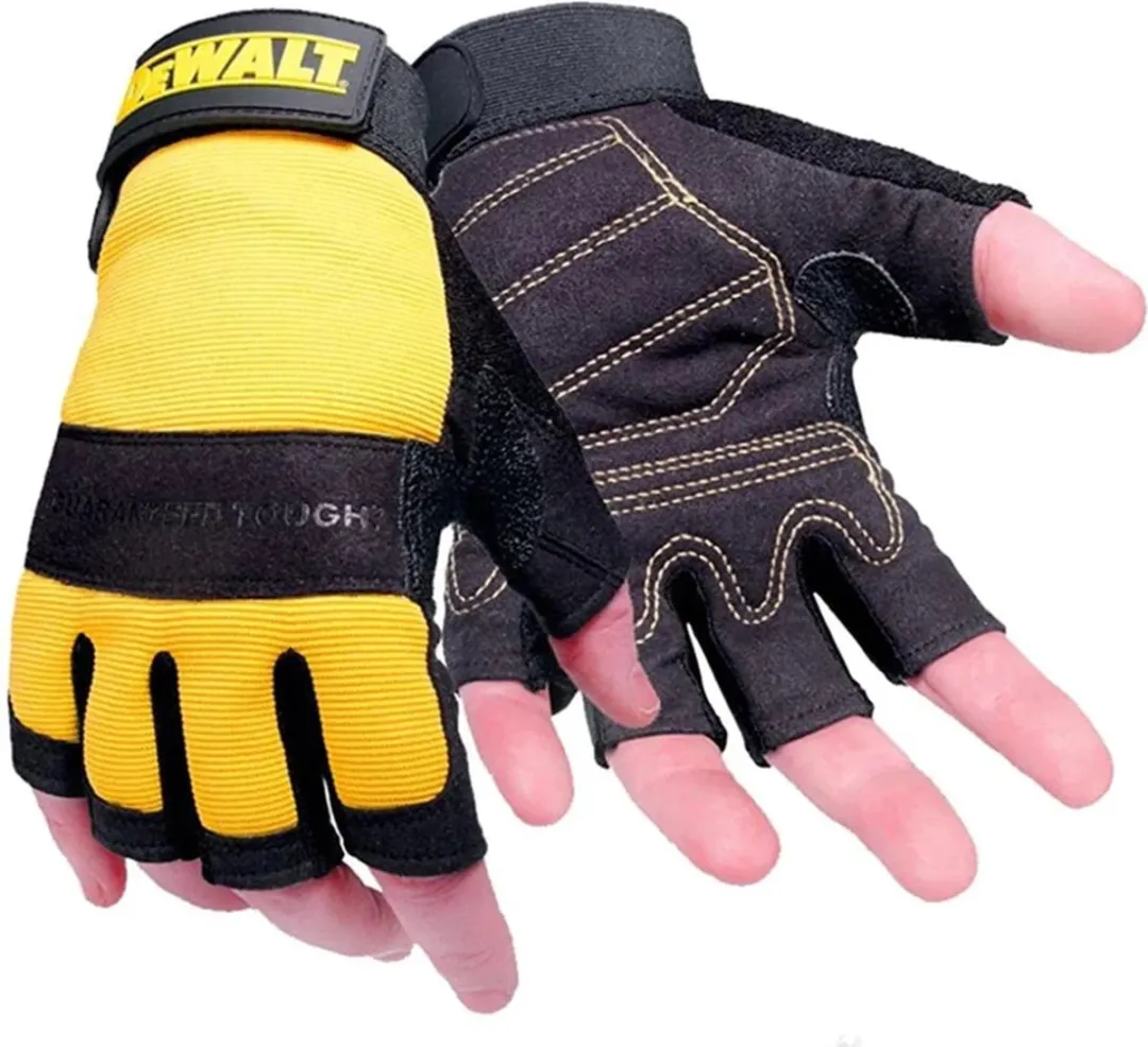 DeWalt DEWPERFORM 4 DPG23L Werkhandschoen - Maat L - Zwart/Geel
