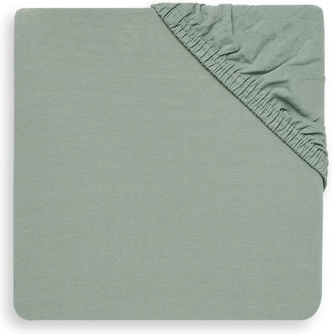 Jollein Baby Hoeslaken Wieg Jersey Ash Green - 40/50x80/90cm