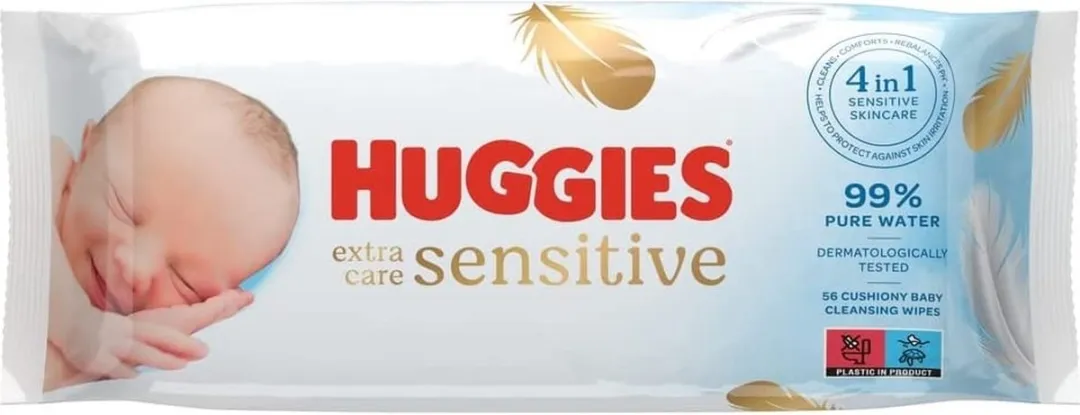 Huggies Pure Extra Care Billendoekjes 56 Stuks