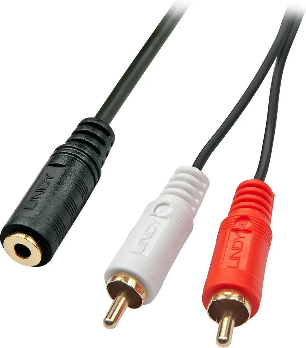 Lindy Audio Jack naar RCA Kabel 35677