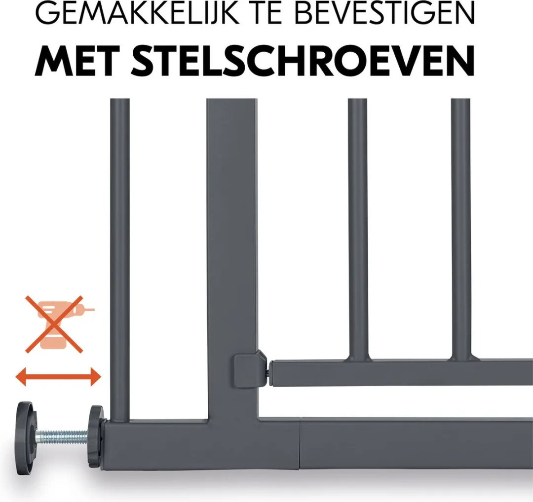 Hauck Open N Stop 2 Traphekje 75-80cm - Dark Grey