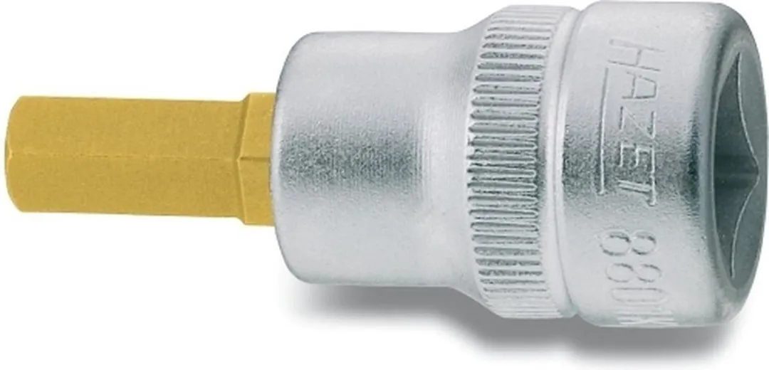 Hazet Inbusbitdop 3/8" 6x43,5mm - 6-kant - Goud/Zilver