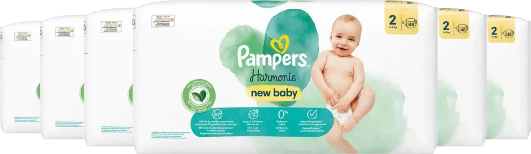 Pampers Harmonie Luiers Maat 2