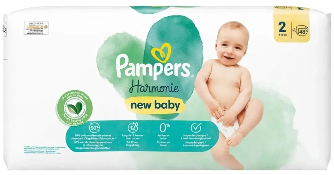Pampers Harmonie Luiers Maat 2 - 288 Stuks