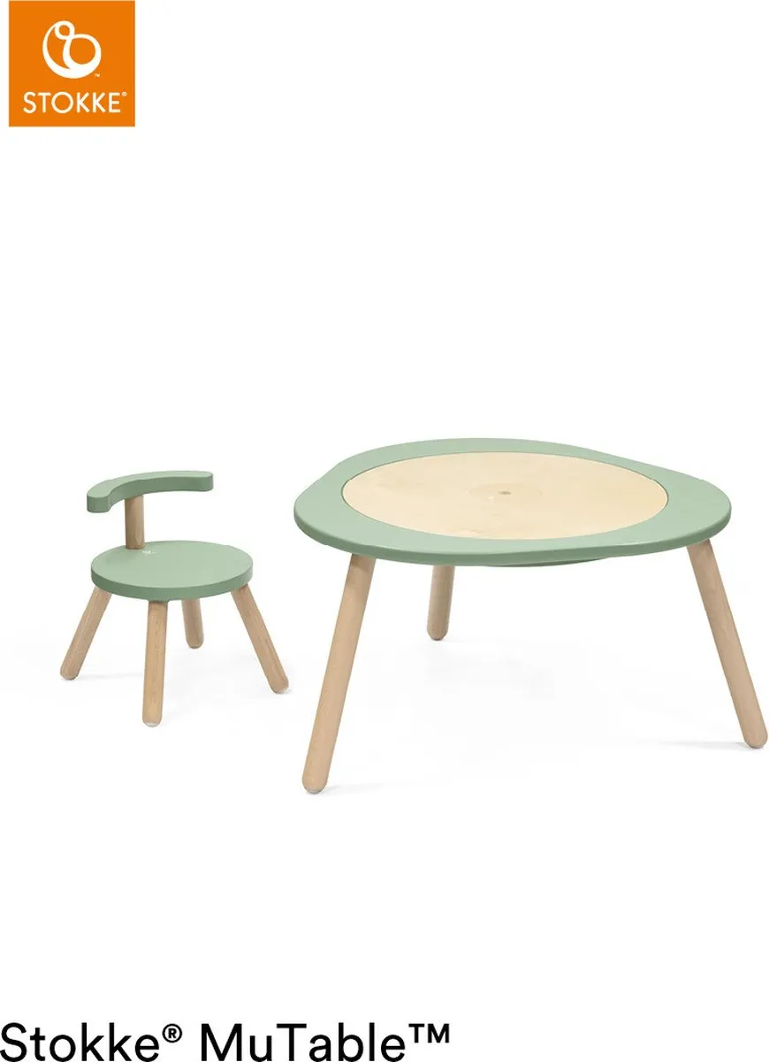 Stokke MuTable Stoel Clover Green - Verstelbaar