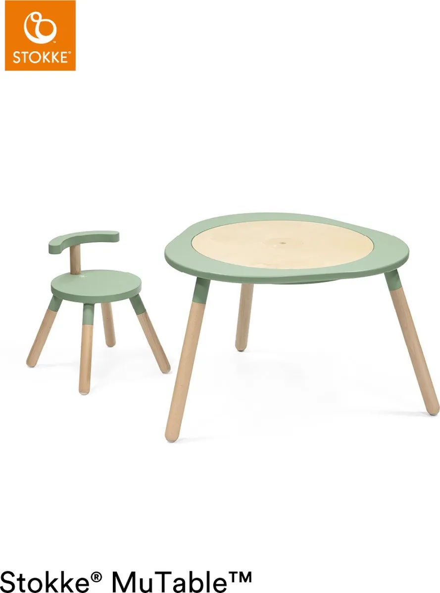 Stokke MuTable Stoel Clover Green - Verstelbaar