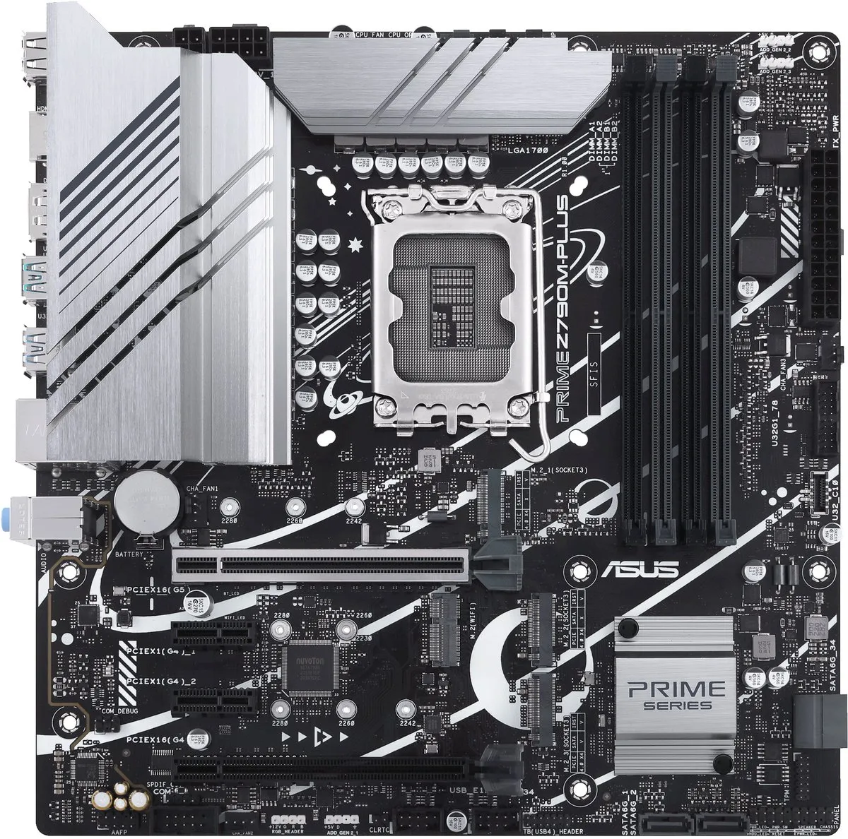ASUS PRIME Z790M-PLUS Moederbord - Micro-ATX - Socket 1700