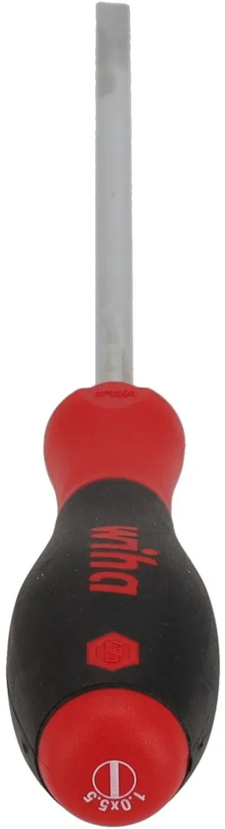 Wiha 302055150 Schroevendraaier Gleuf 5.5x150 - Rood/Zwart