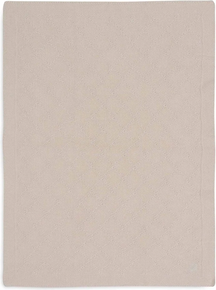 Jollein Deken Ledikant 100x150cm Check Knit Oatmeal