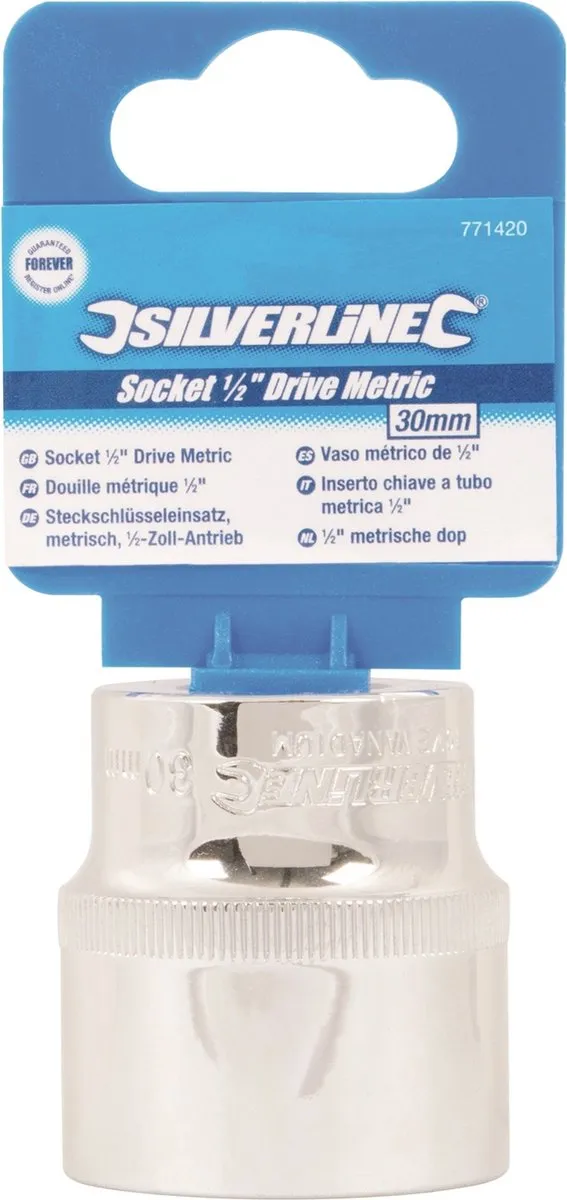 Silverline Zeskantige Metrische Dop 30mm