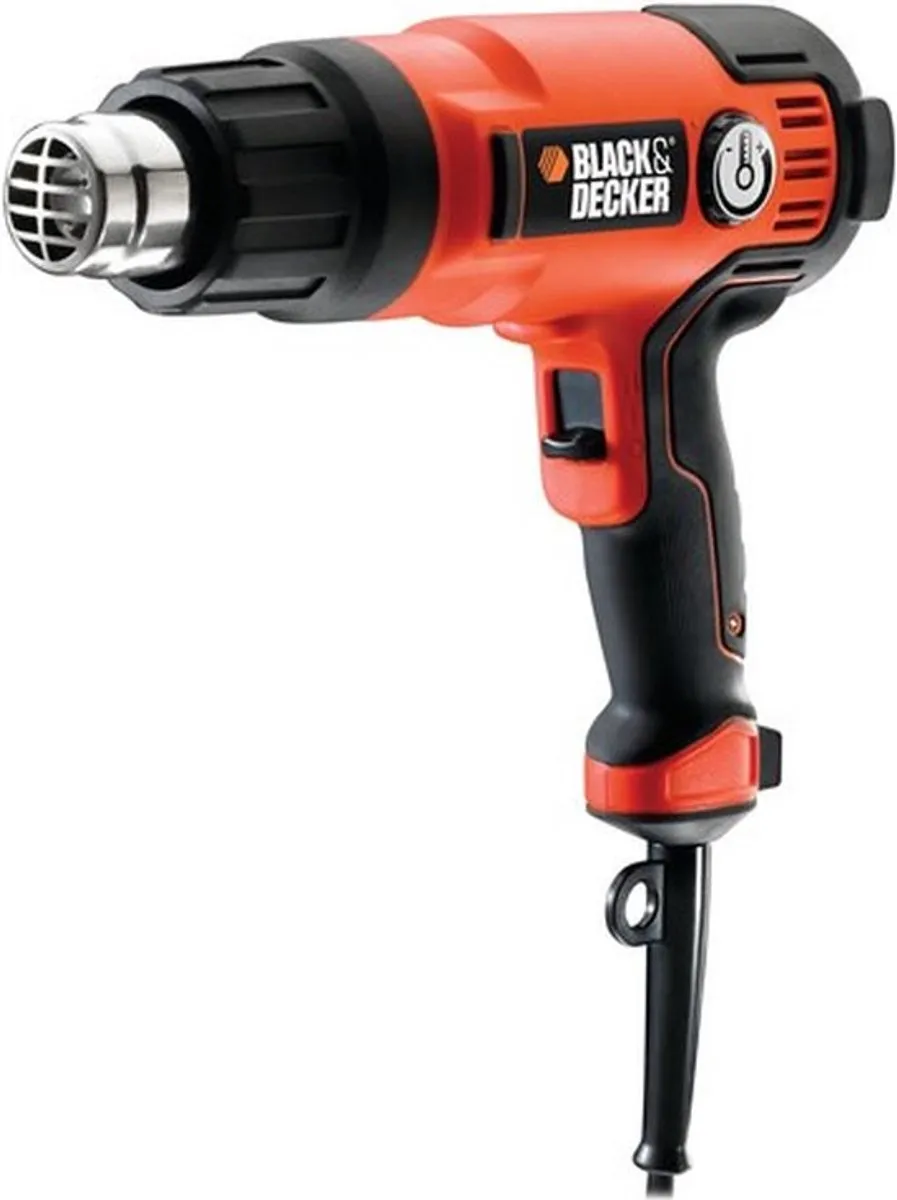 BLACK+DECKER KX2200K Heteluchtpistool 2000W - Oranje/Zwart