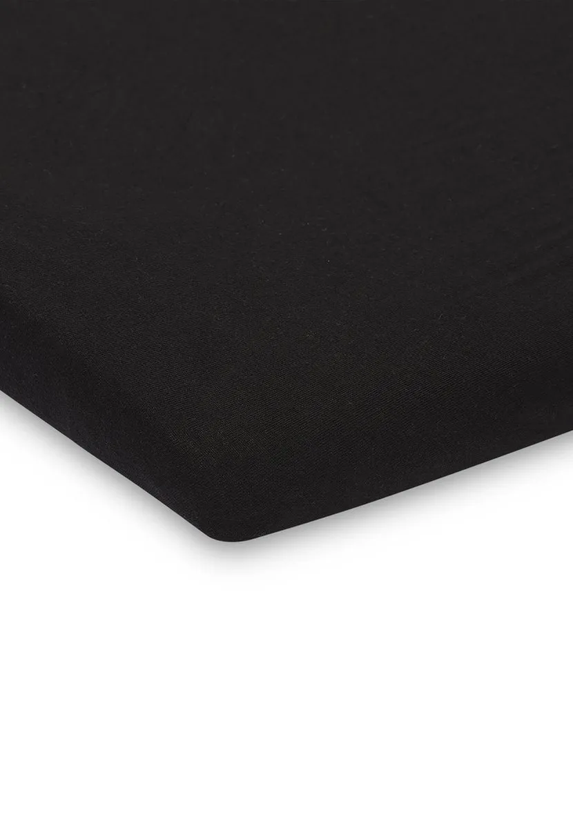 Jollein Baby Hoeslaken Boxmatras Jersey 75x95cm - Zwart