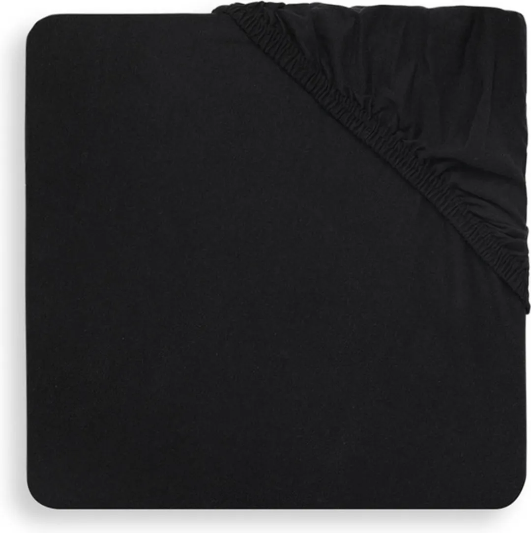 Jollein Baby Hoeslaken Boxmatras Jersey 75x95cm - Zwart