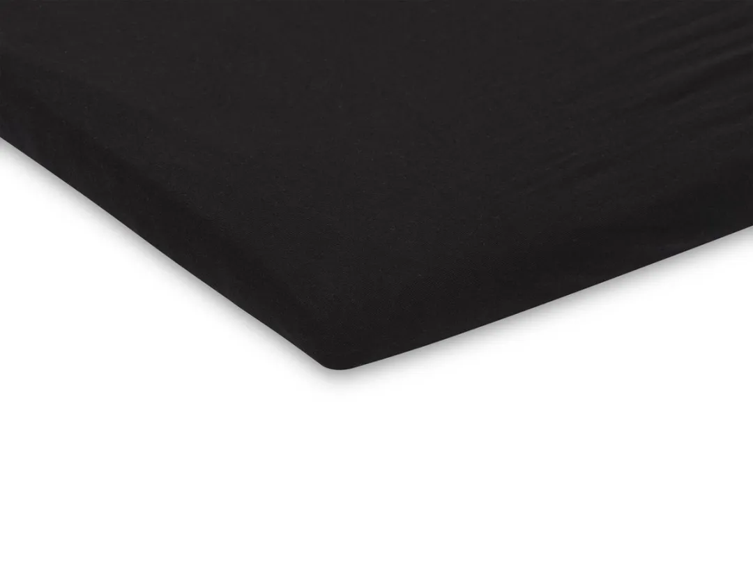 Jollein Baby Hoeslaken Boxmatras Jersey 75x95cm - Zwart