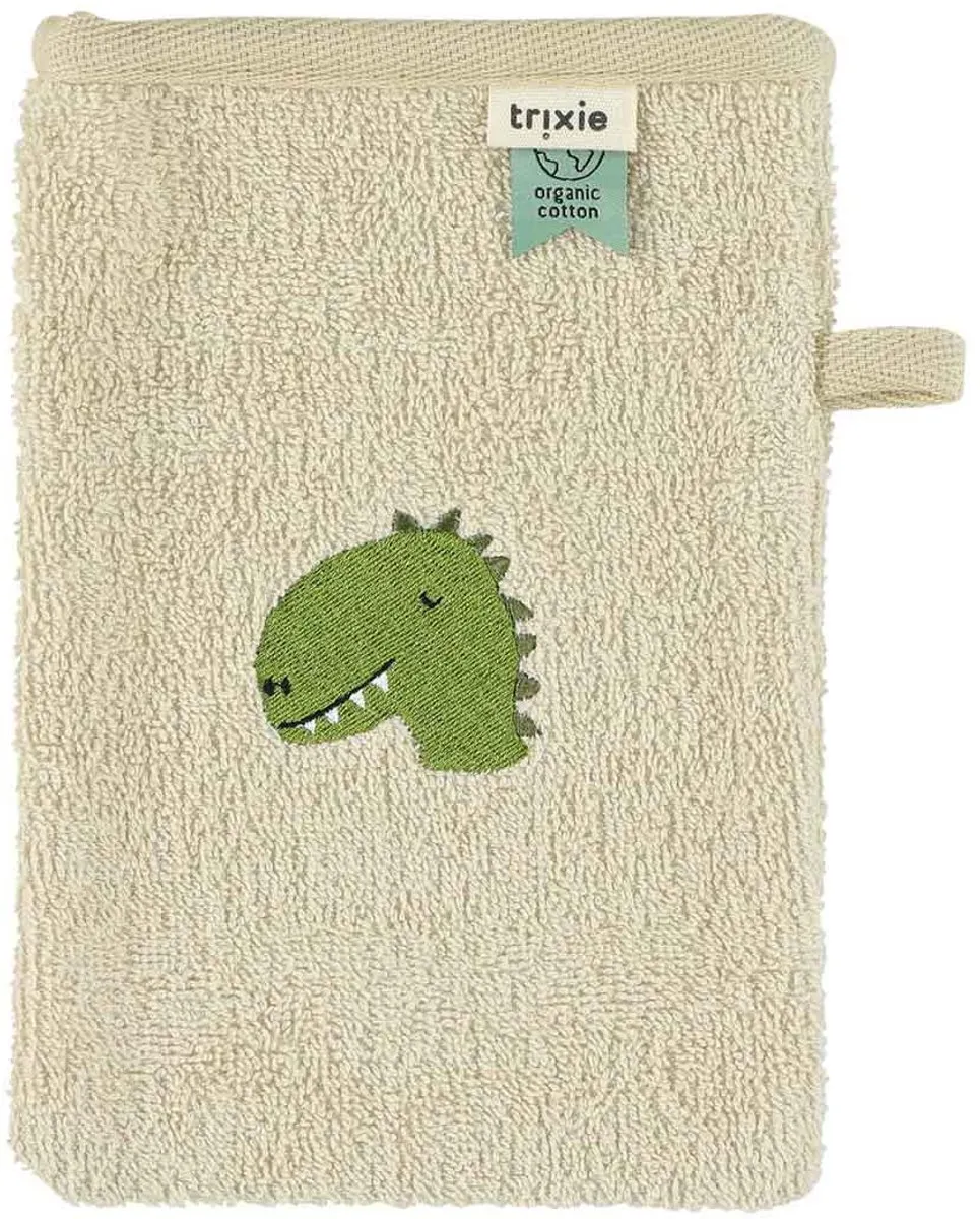Trixie Washandje Aura Dino - 2 Stuks Groen - afbeelding 6 van 6