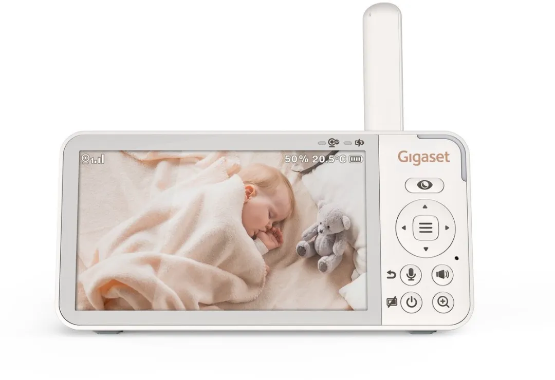 Gigaset Baby 500 Video Babyfoon - 5 inch - Wit-Grijs