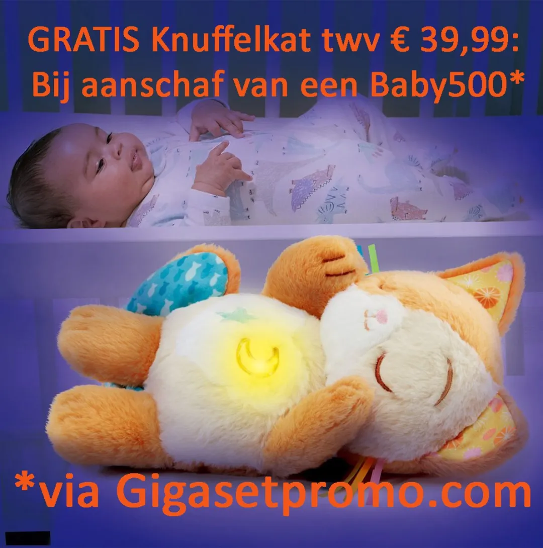 Gigaset Baby 500 Video Babyfoon - 5 inch - Wit-Grijs
