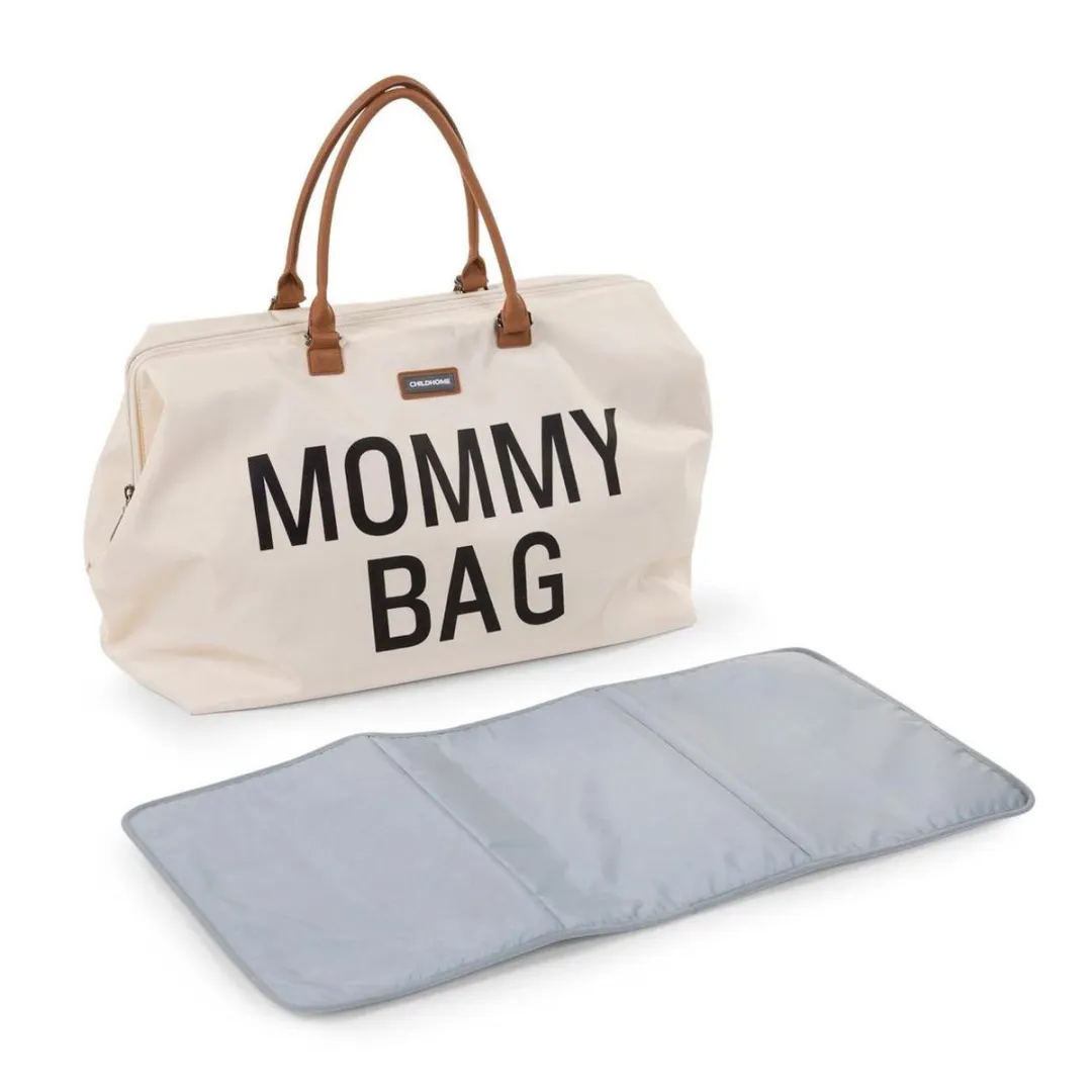 Childhome Mommy Bag Verzorgingstas - 55x30x40cm - Ecru & Zwart - afbeelding 6 van 6