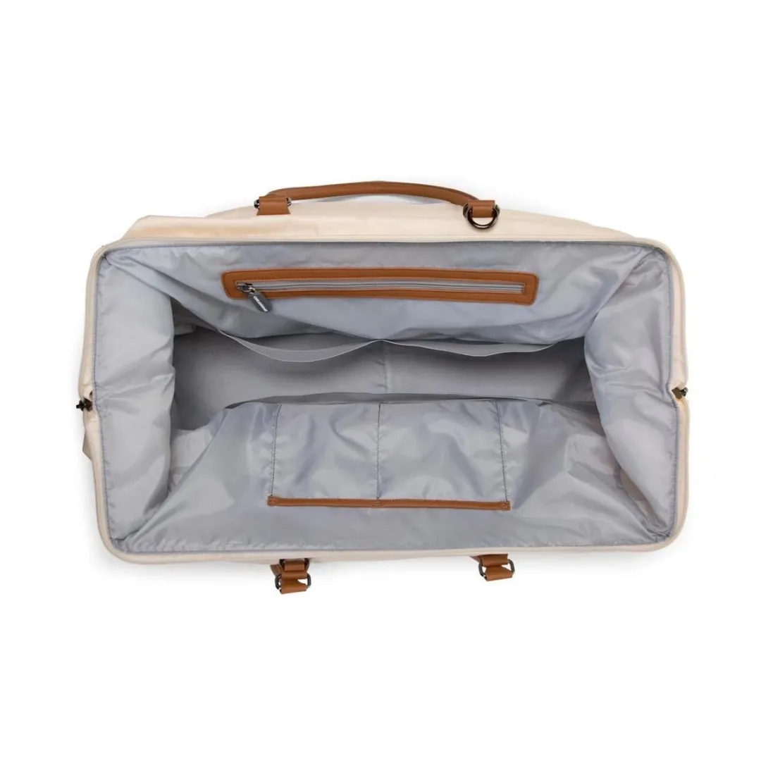 Childhome Mommy Bag Verzorgingstas - 55x30x40cm - Ecru & Zwart