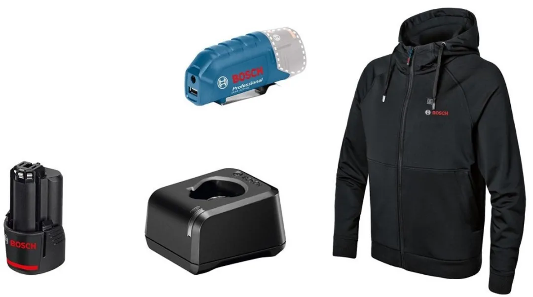 Bosch Professional GHH 12+18V XA L Verwarmde Hoodie