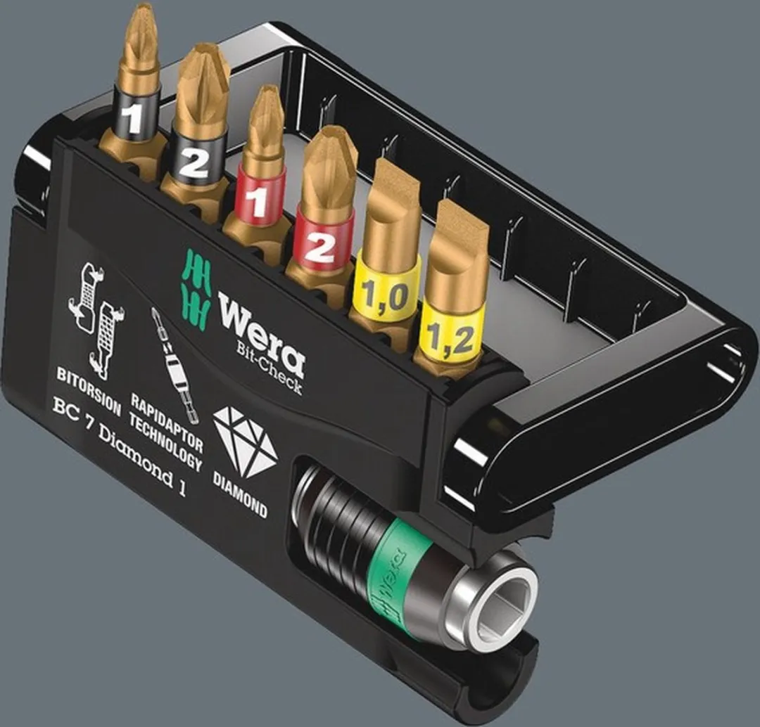 Wera 5057416001 Bit-Check Diamond Bitset - 7-delig