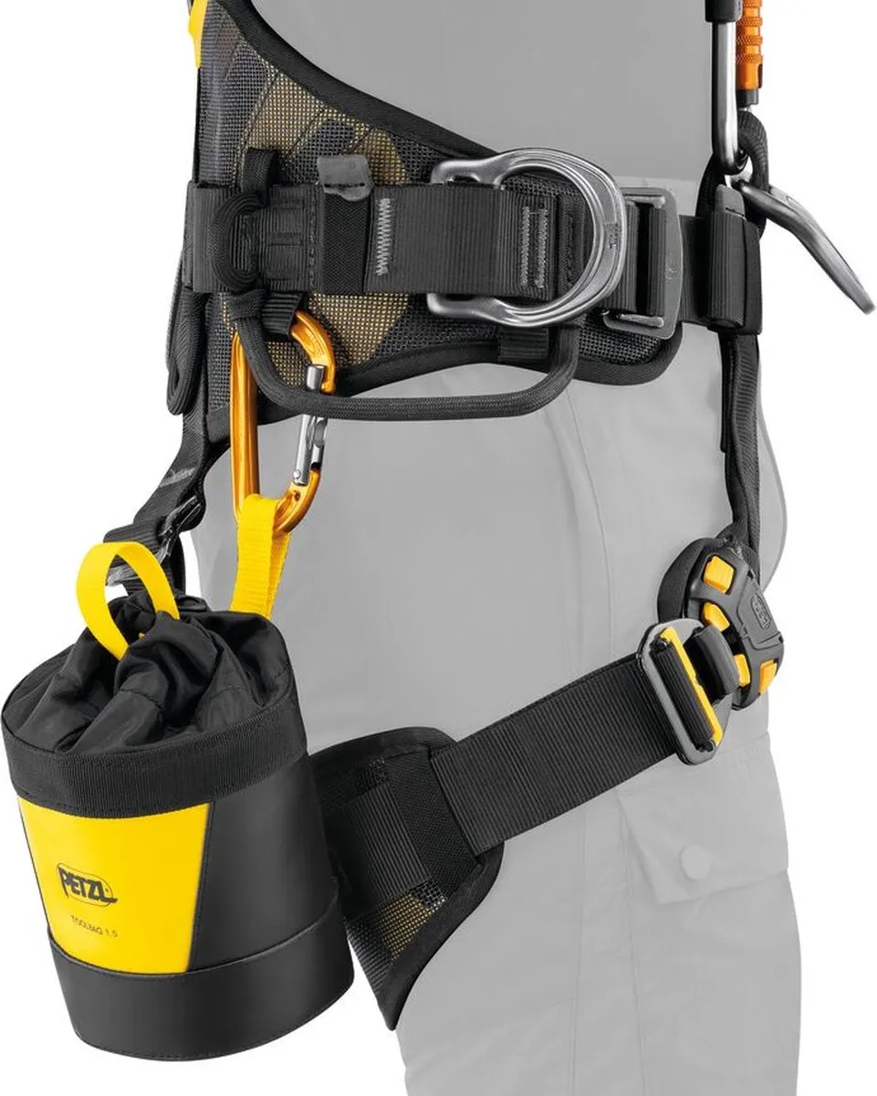 Petzl Toolbag S047BA02 - 6 Liter - Zwart/Geel