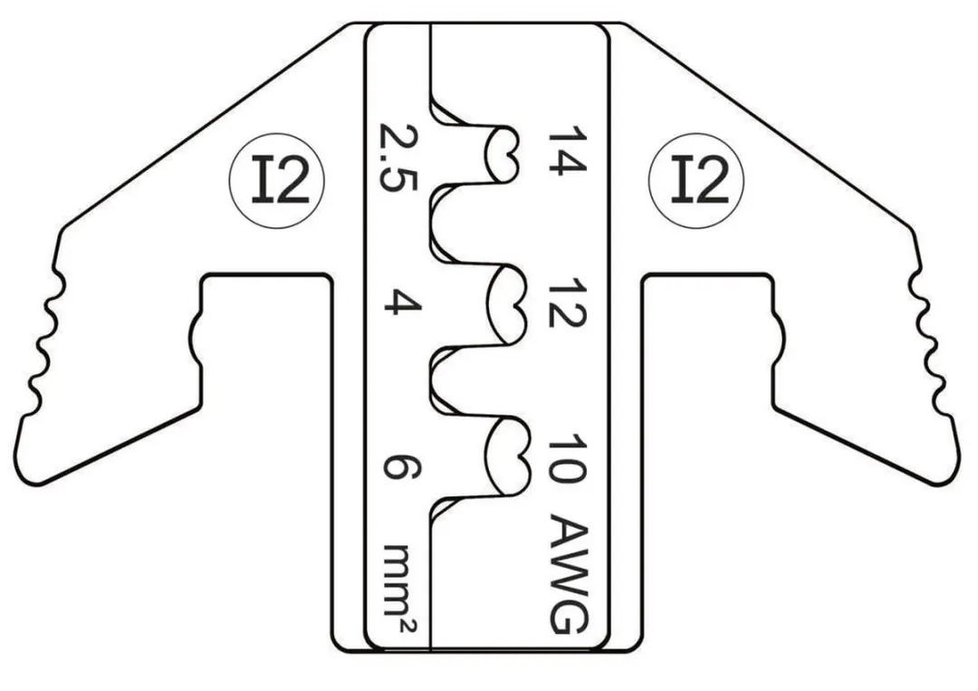 TOOLCRAFT MC4 Krimpinzetstuk 2.5-6mm² - 1 Stuk