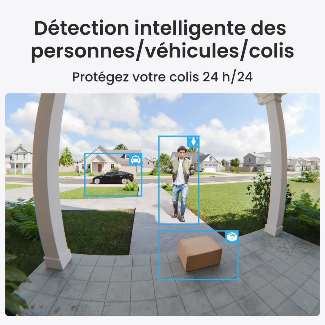 Reolink Video Doorbell + Home Hub 2K - Zwart/Wit