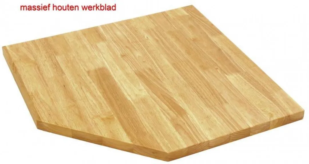 HBM DeLUXE Onderkast Hoek met Deur - Rood/Zwart/Grijs