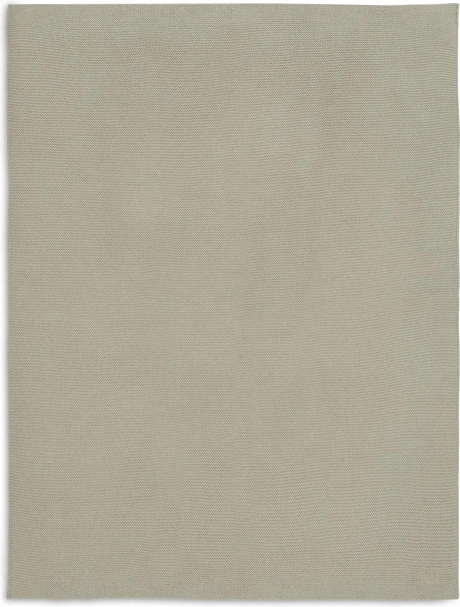 Jollein Deken Ledikant Basic Knit 100x150cm - Olive Green