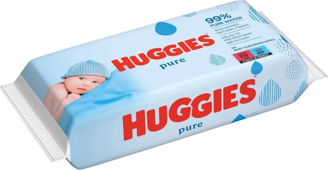 Huggies - Pure - Billendoekjes - 2016 babydoekjes - 36 x 56