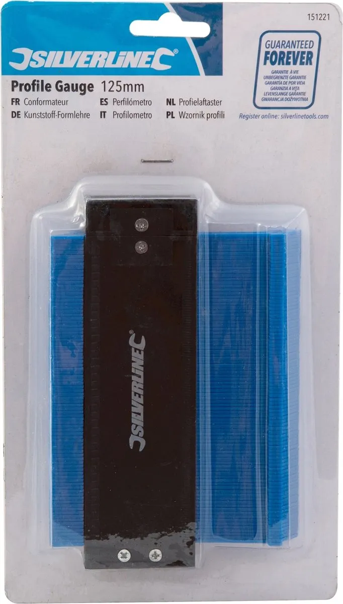 Silverline Profielaftaster 125mm - MPN 2432709313