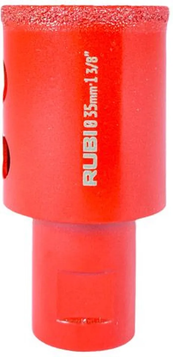 Rubi Drygres Premium Diamantboor 35mm M14 - Rood