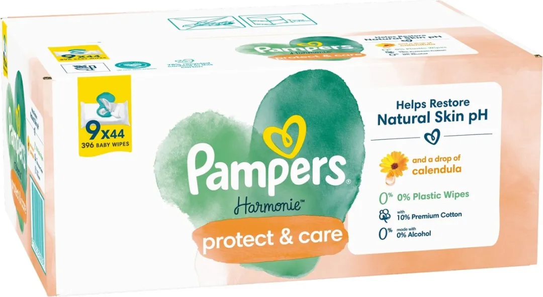 Pampers Harmonie Protect & Care Calendula Billendoekjes - 792 Stuks