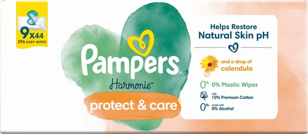 Pampers Harmonie Protect & Care Calendula Billendoekjes - 792 Stuks
